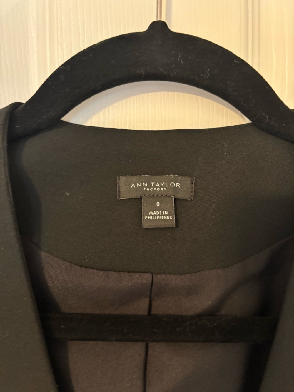 Ann Taylor Factory Black Jacket Blazer